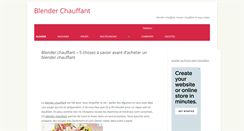 Desktop Screenshot of blender-chauffant.info
