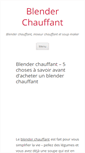 Mobile Screenshot of blender-chauffant.info